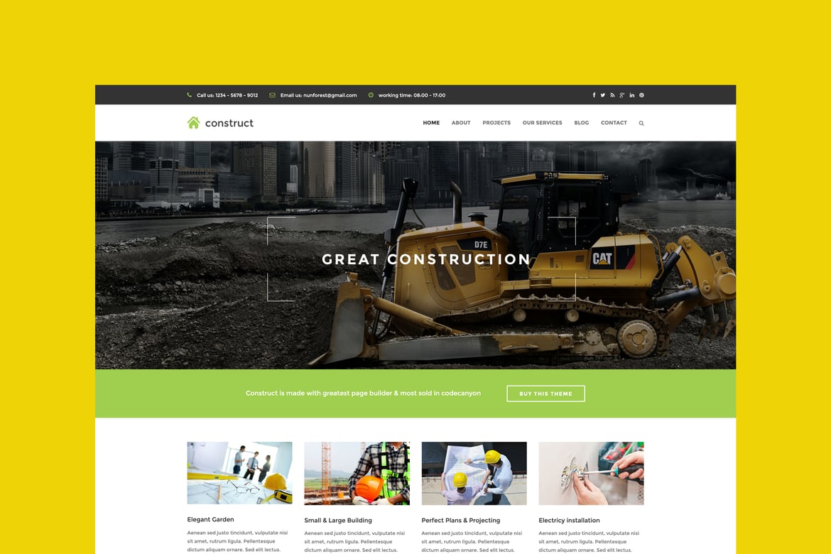 Constructo - Template Website Konstruksi dan Bisnis yang Modern