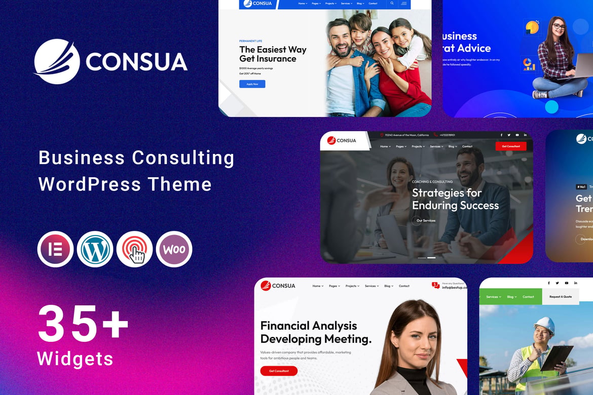 Consua – Tema WordPress Konsultasi Bisnis Modern dan Fleksibel