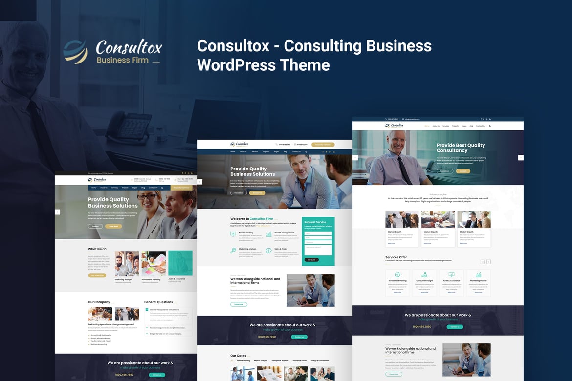 Consultox - Tema WordPress untuk Bisnis Konsultasi yang Profesional dan Menarik