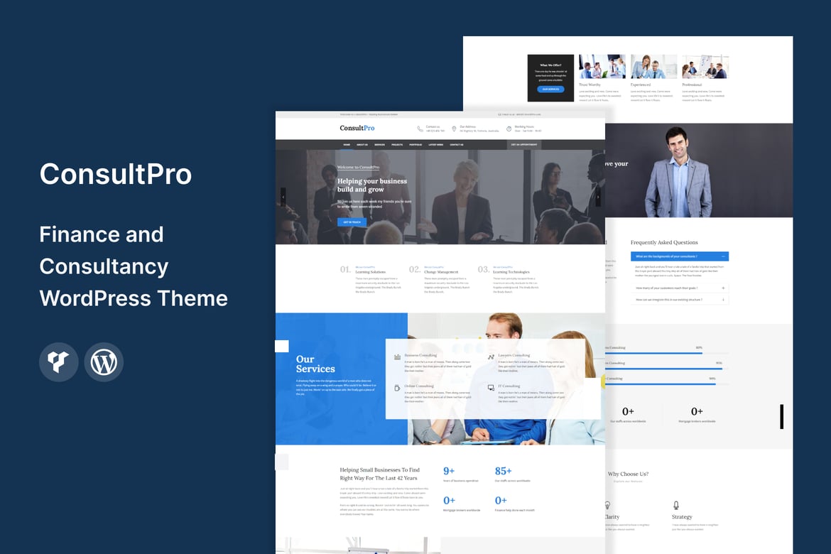 ConsultPro: Tema WordPress untuk Konsultasi dan Pelatihan Profesional