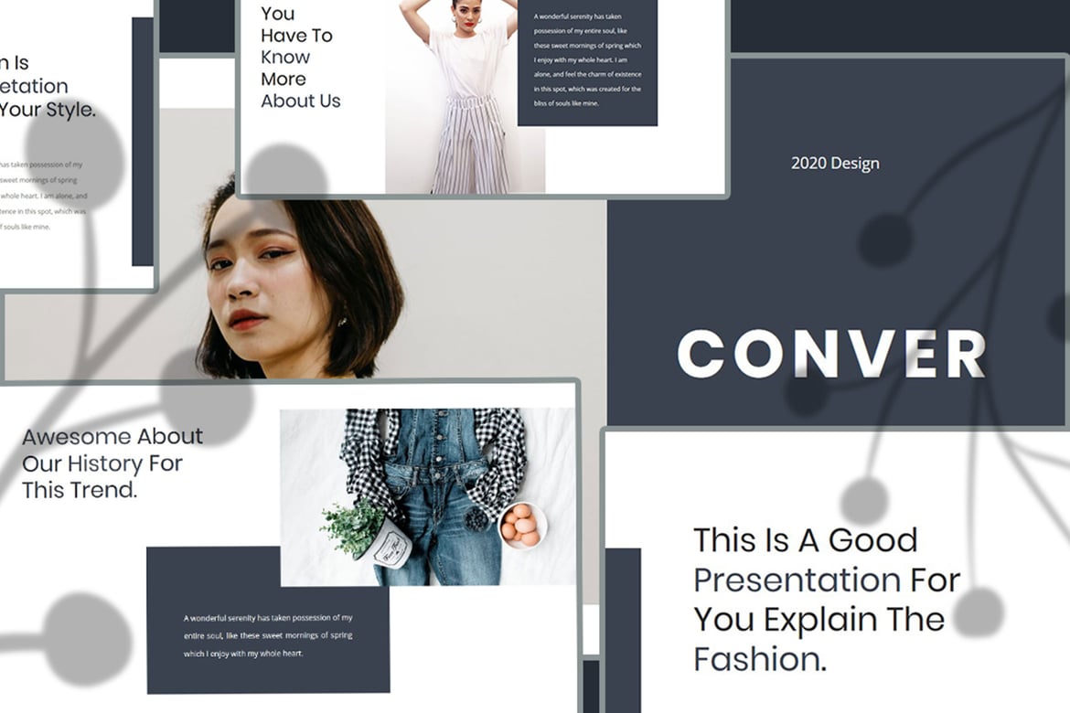 Conver – Template PowerPoint Kreatif untuk Bisnis Anda
