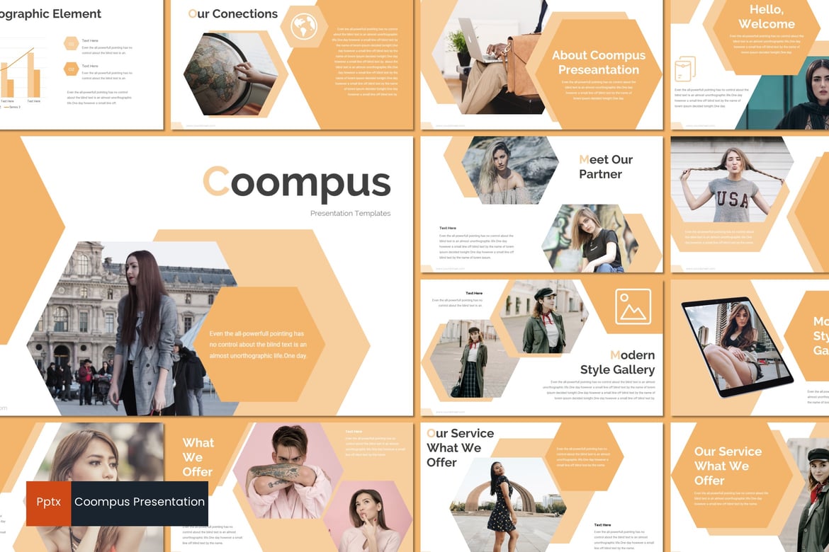 Coompus - Template Presentasi PowerPoint Modern dan Kreatif