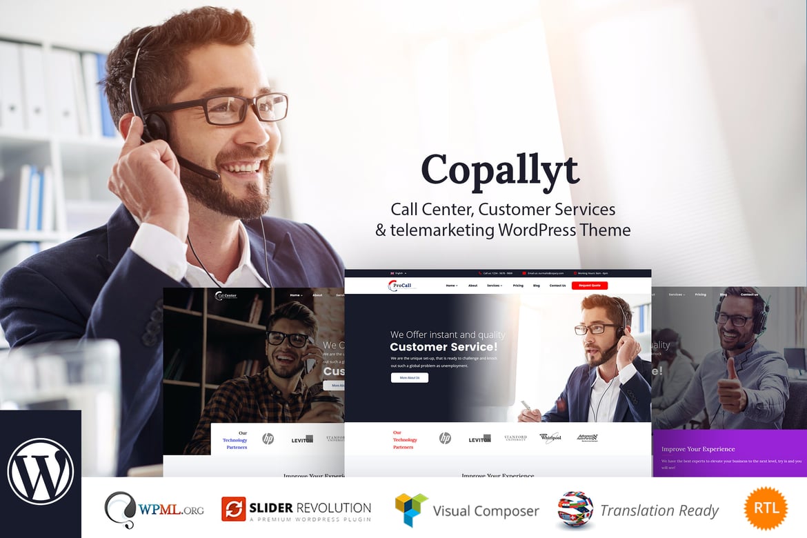 Copallyt - Tema WordPress untuk Call Center dan Telemarketing yang Fleksibel