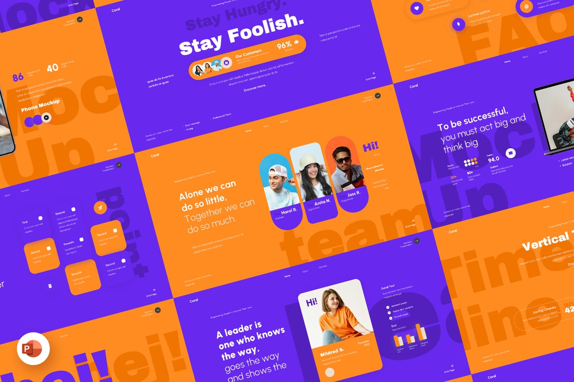 Coral - Template Presentasi PowerPoint Serbaguna yang Menarik