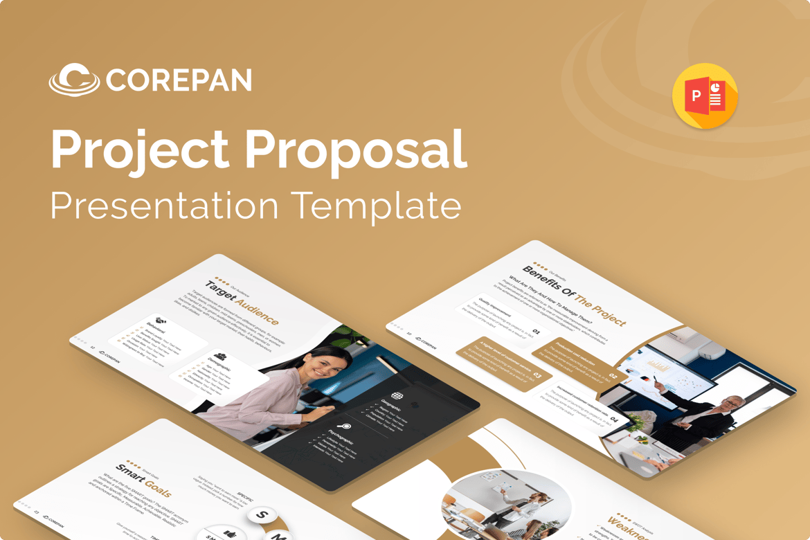 Corepan – Template PowerPoint Proposal Proyek yang Menarik dan Profesional
