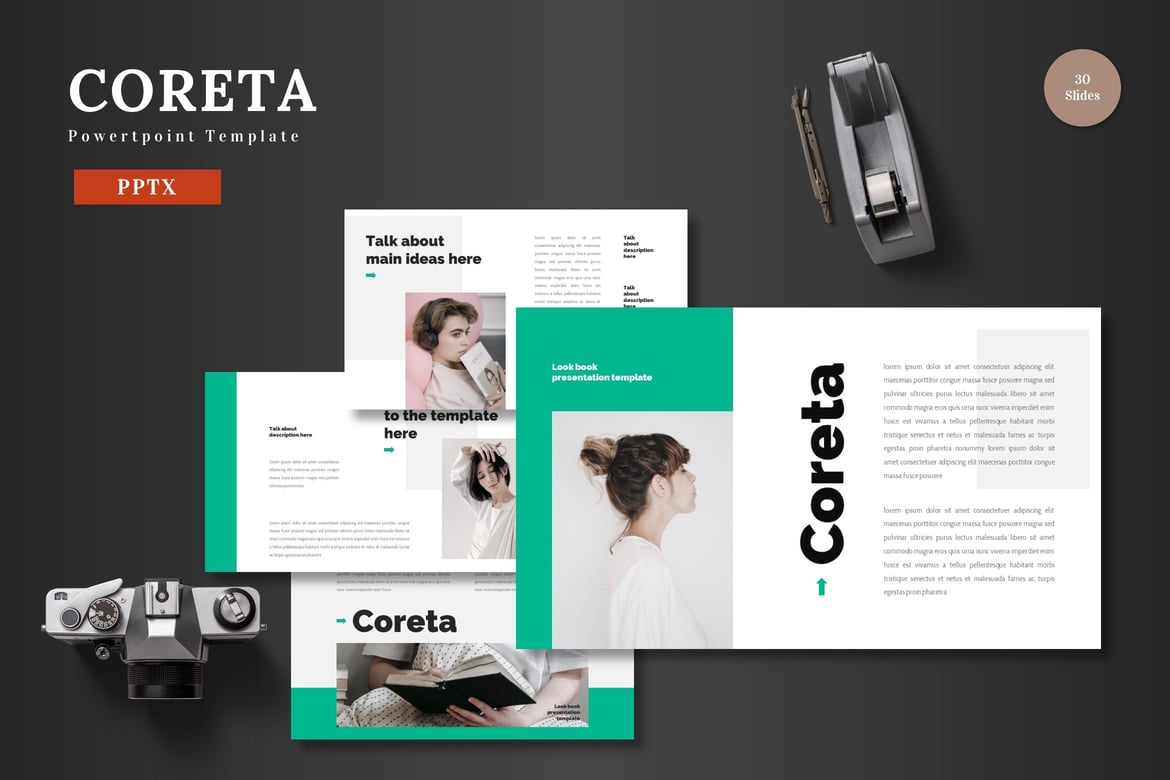 Coreta - Template PowerPoint Serbaguna untuk Presentasi Profesional