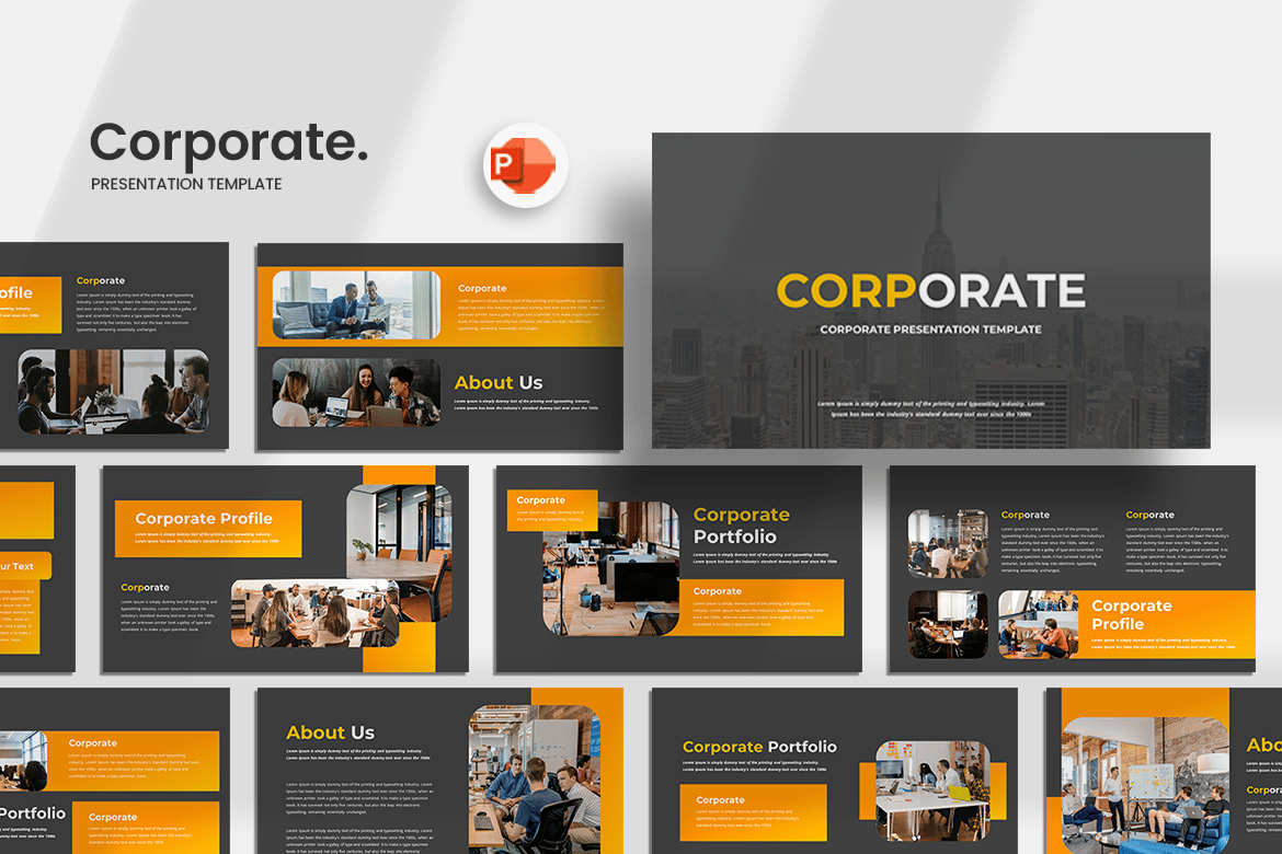 Template PowerPoint Korporat yang Siap Pakai dan Mudah Diedit