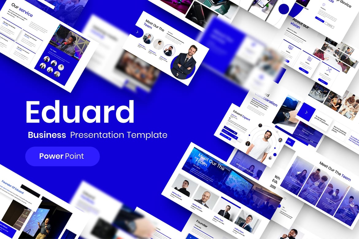 Template PowerPoint Korporat Profesional untuk Presentasi Sukses