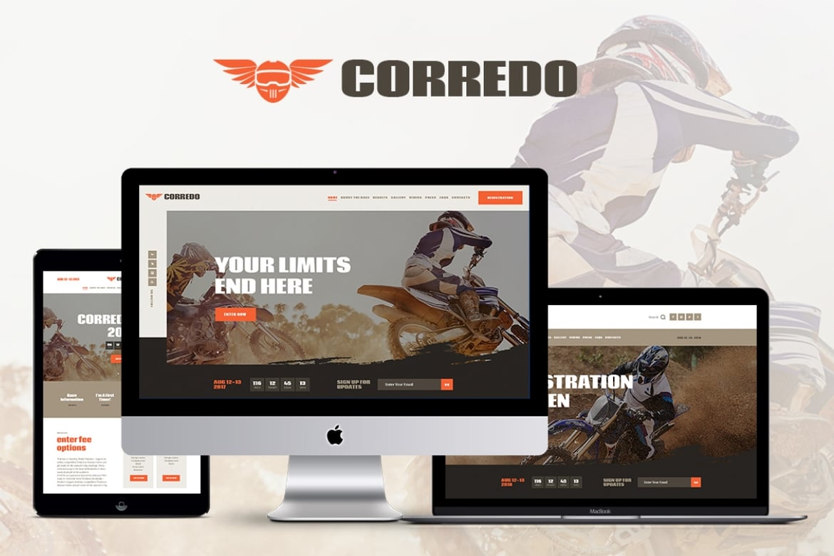 Tema WordPress Corredo: Solusi Ideal untuk Acara Olahraga dan Balap Sepeda