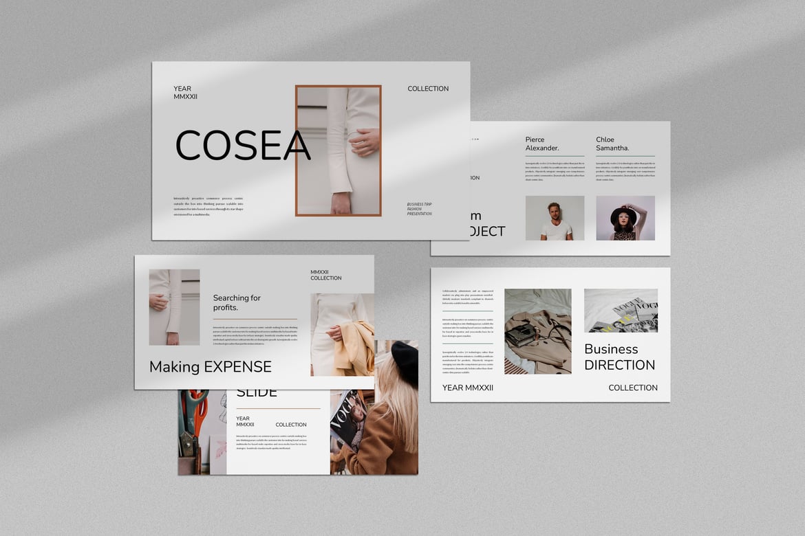 Cosea: Template PowerPoint Fashion untuk Presentasi Menarik