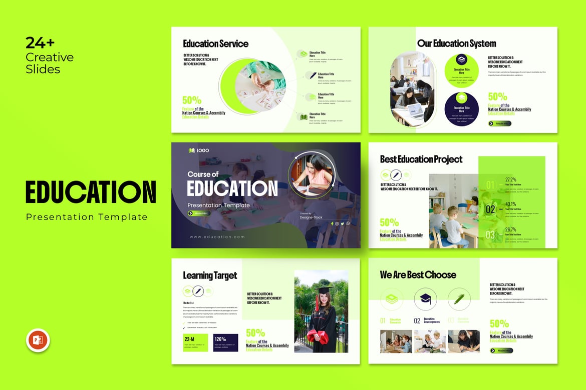 Template PowerPoint Pendidikan yang Menarik dan Mudah Disesuaikan