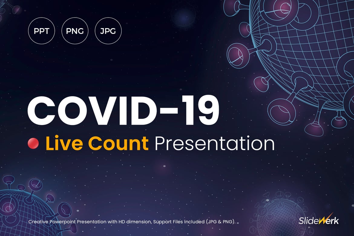 Template Presentasi PowerPoint Hitung Langsung COVID-19