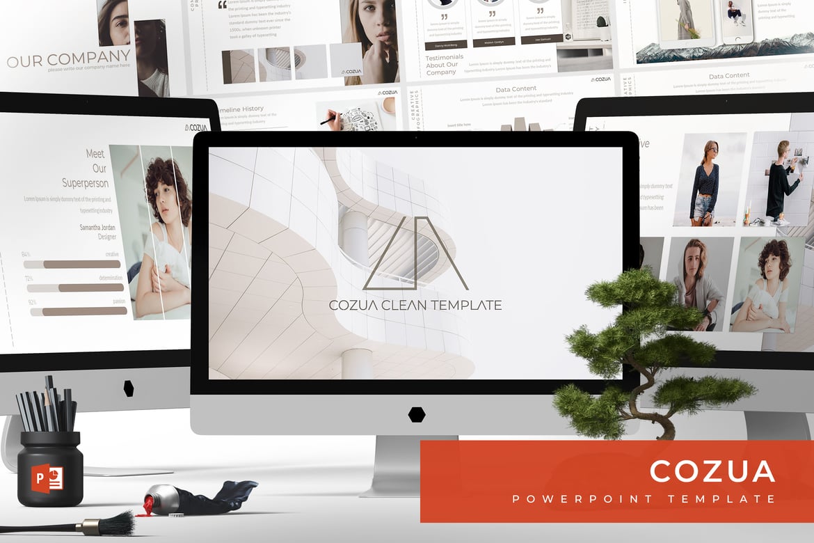 Cozua - Template PowerPoint Serbaguna untuk Presentasi Profesional