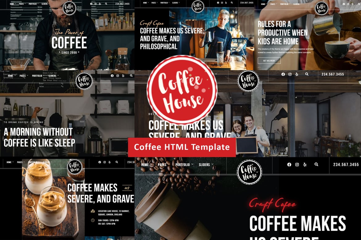 Template Website Kafe dan Restoran yang Menawan | Craft