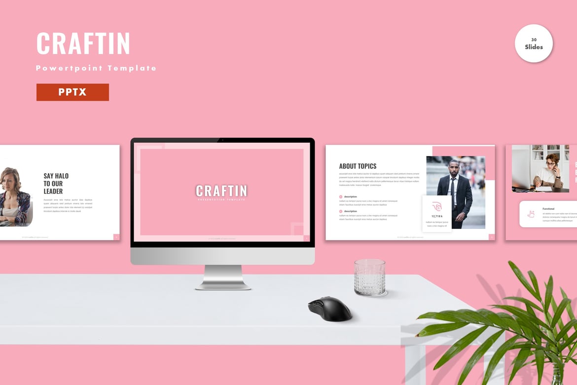 Craftin - Template Powerpoint Kreatif untuk Semua Kebutuhan