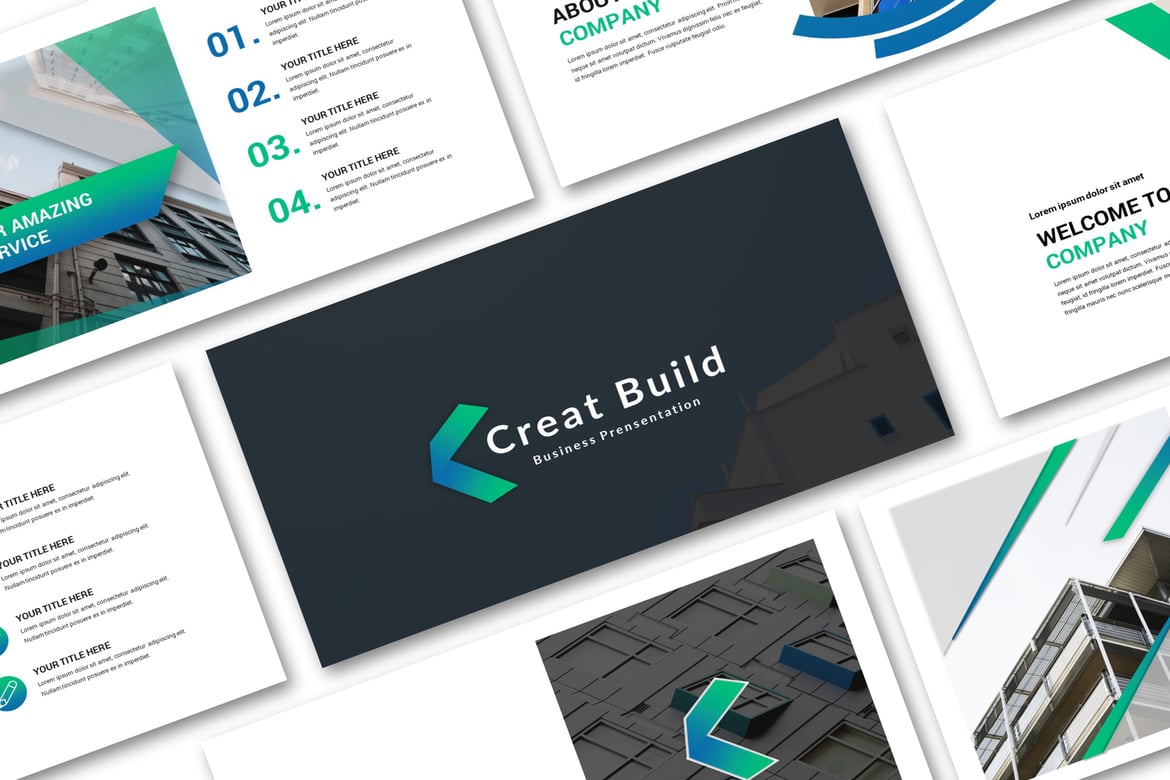 Template Presentasi PowerPoint Kreatif dan Elegan
