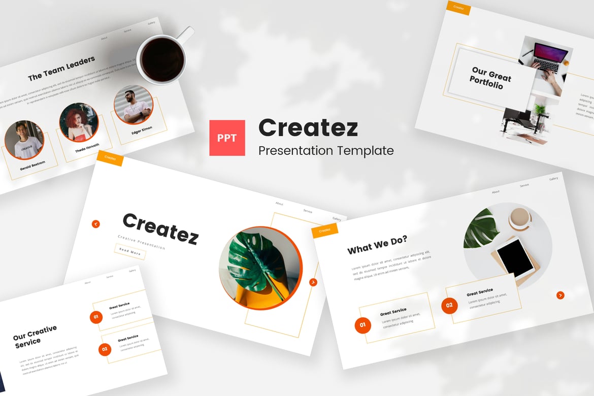 Createz — Template Powerpoint Kreatif yang Menarik