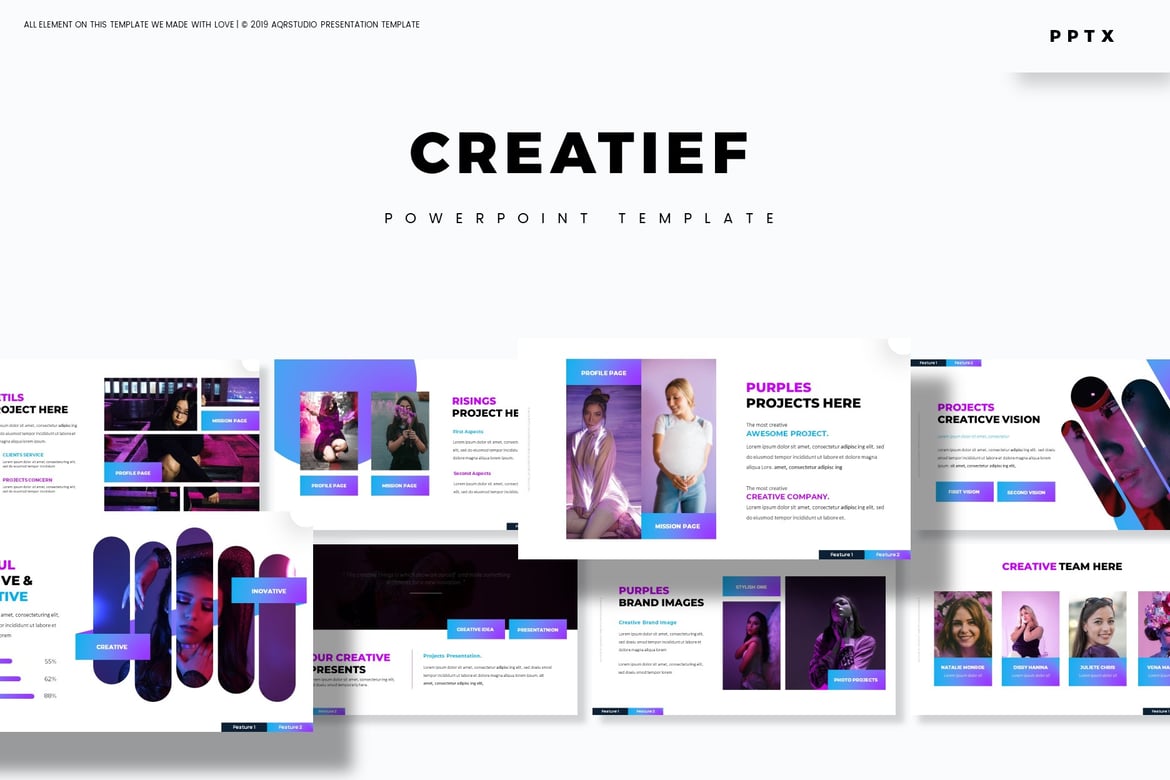 Template Powerpoint Kreatif untuk Presentasi Menarik