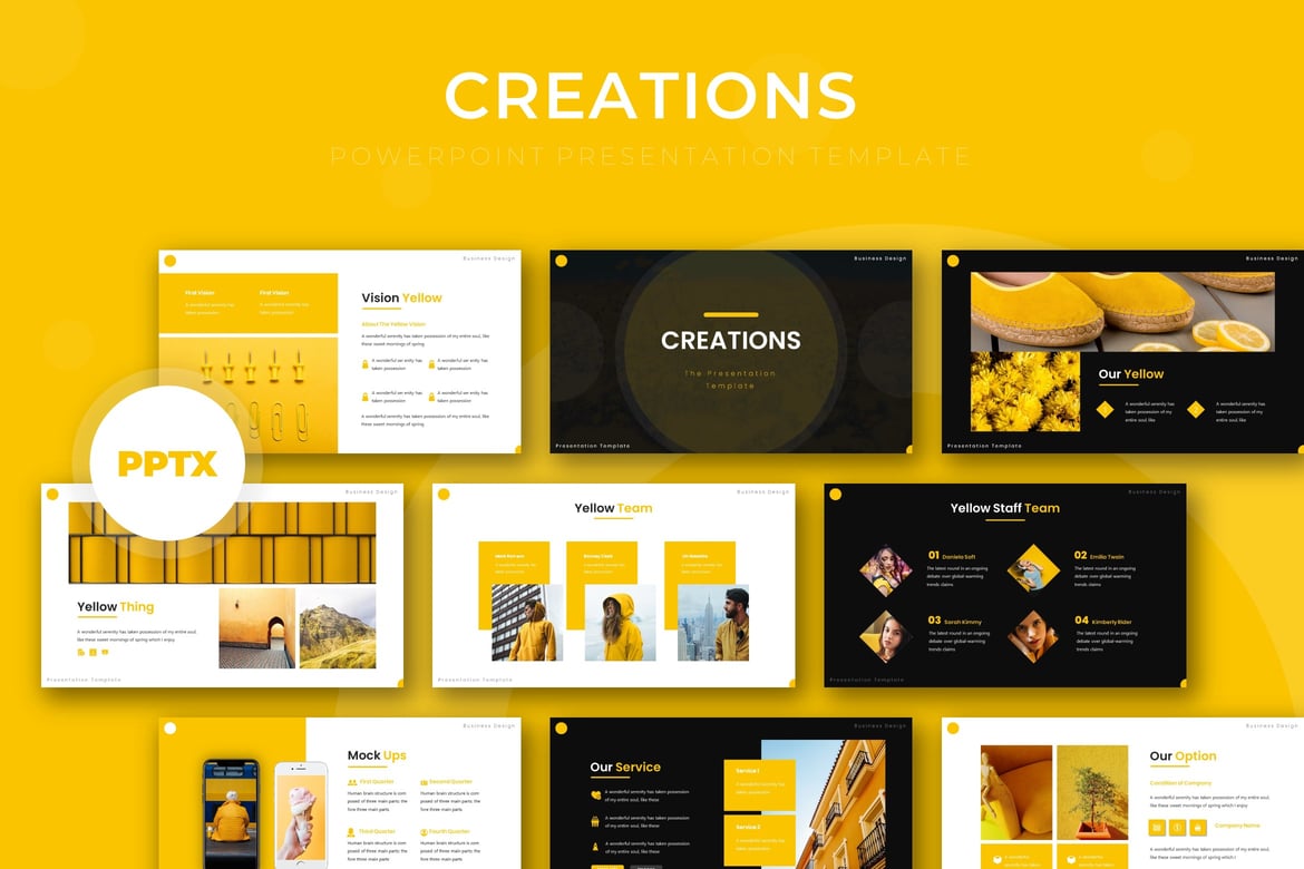 Template Powerpoint Creation - Solusi Presentasi Kreatif Anda