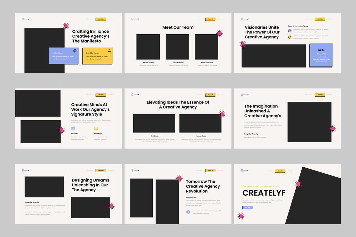 Template Presentasi Modern Kreatif untuk PowerPoint