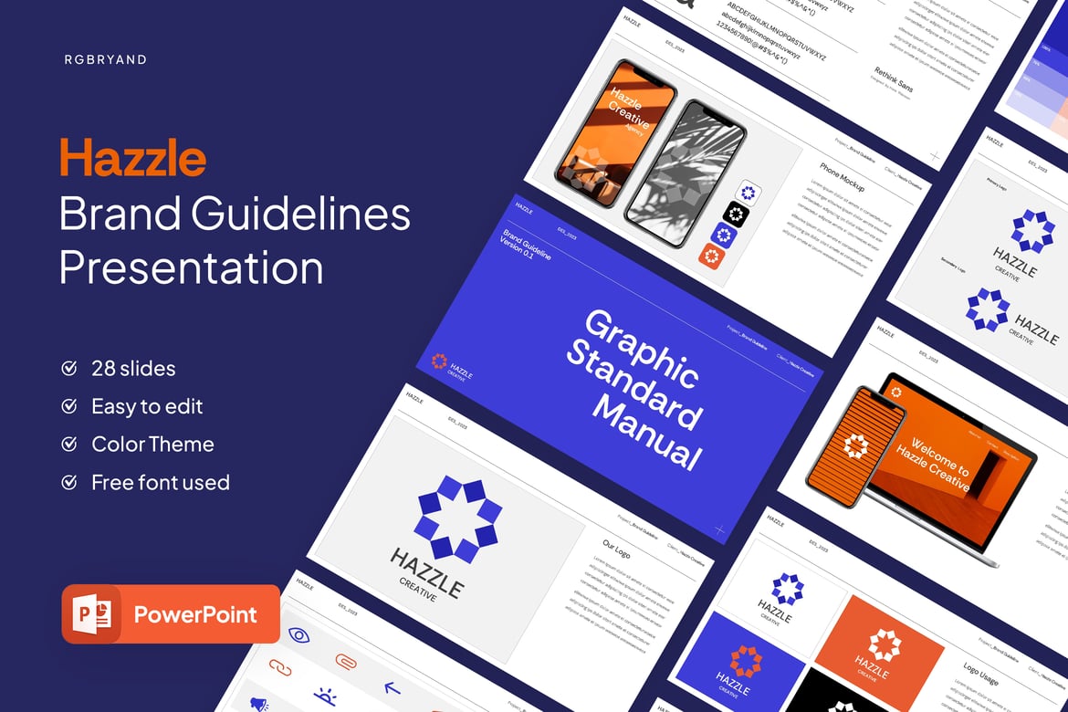 Template Presentasi Brand Kreatif yang Menarik
