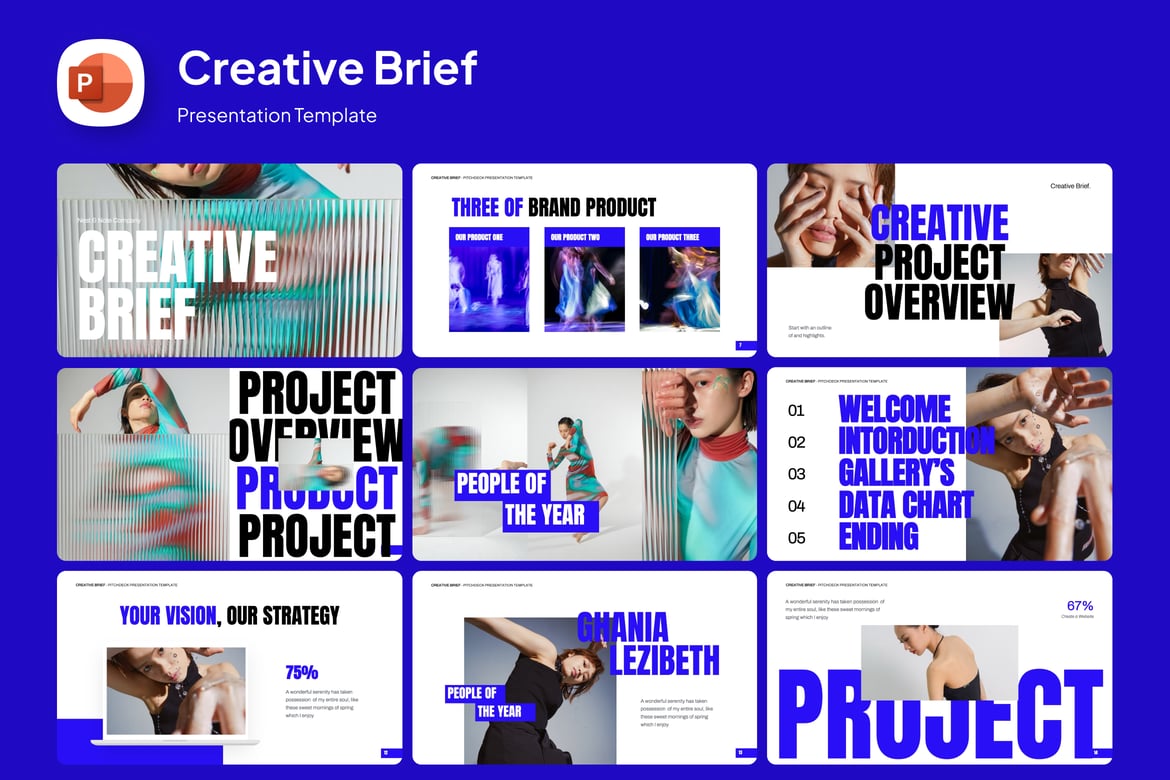 Template PowerPoint Kreatif untuk Presentasi Menarik
