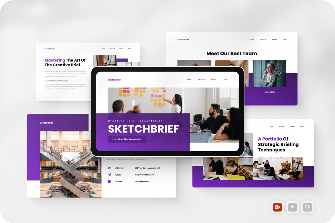 Template Presentasi Kreatif PowerPoint yang Modern dan Mudah Digunakan