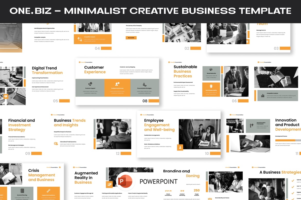 Template Presentasi PowerPoint Kreatif untuk Bisnis