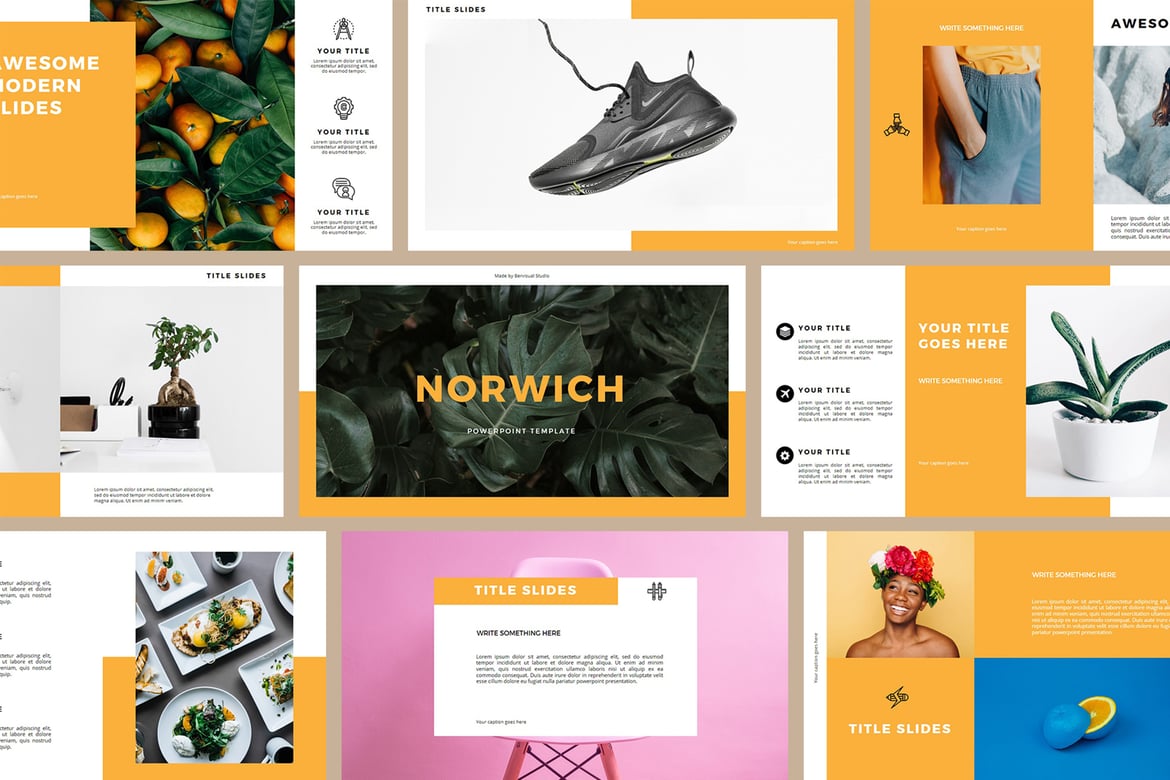Template PowerPoint Kreatif untuk Presentasi Bisnis yang Menarik