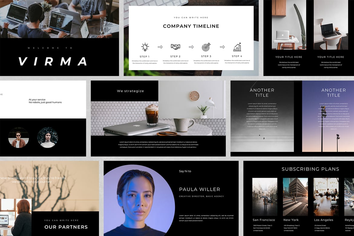 Template PowerPoint Kreatif untuk Presentasi Bisnis