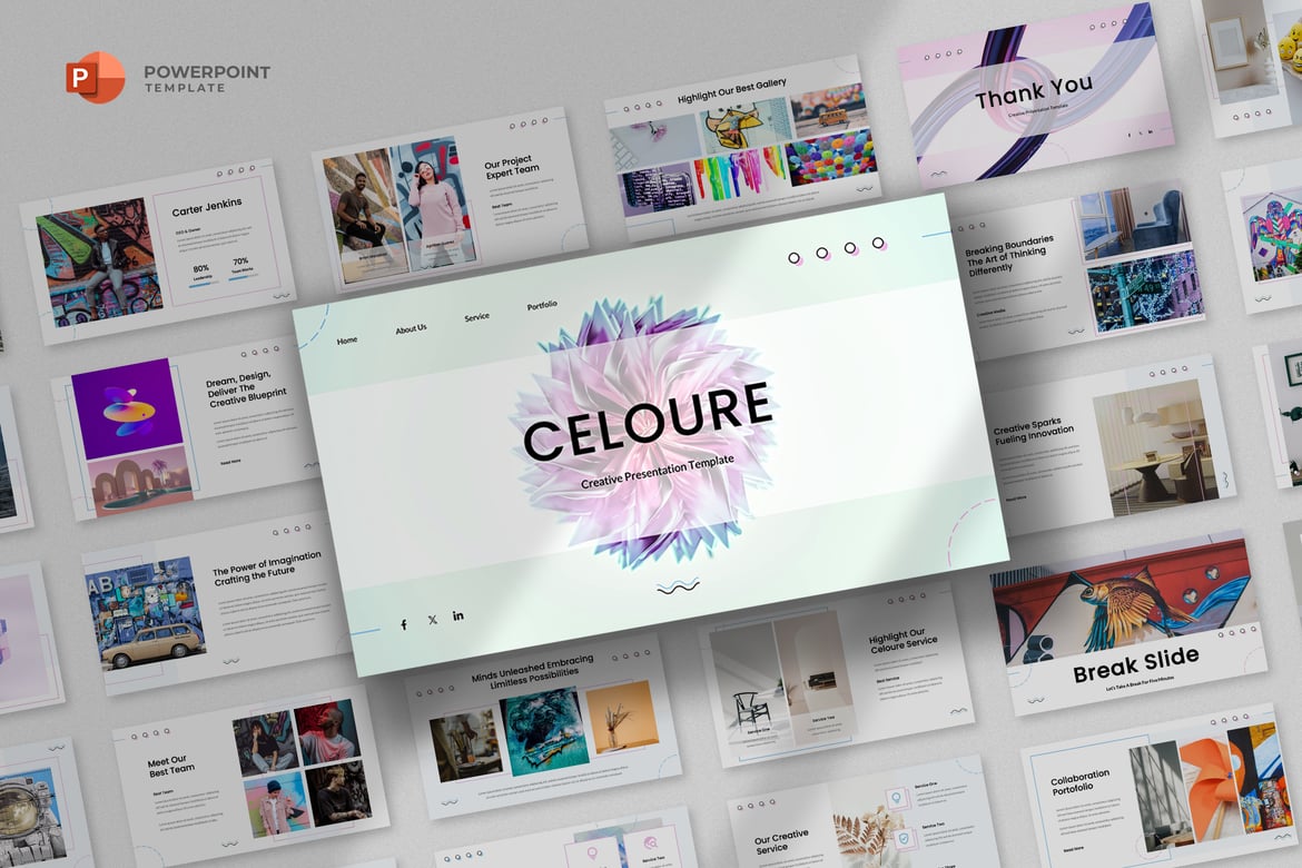 Template Powerpoint Kreatif untuk Bisnis yang Menarik