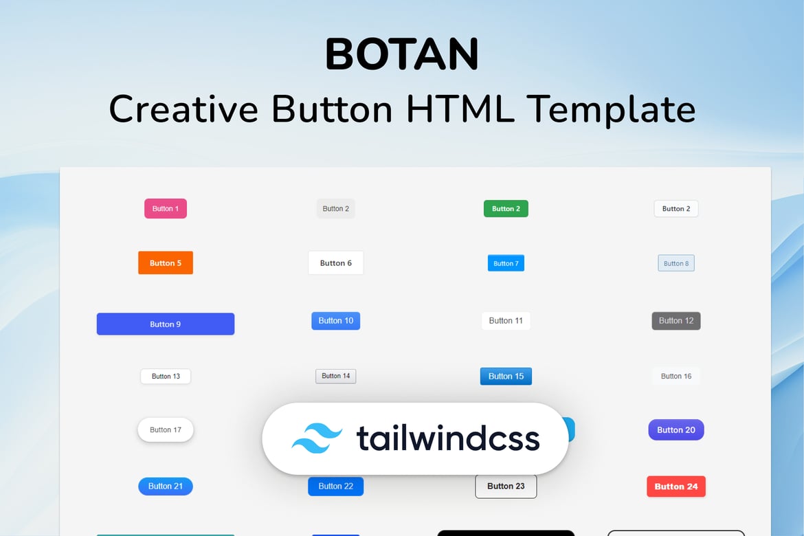 Template Website Tombol CSS Kreatif - Botan