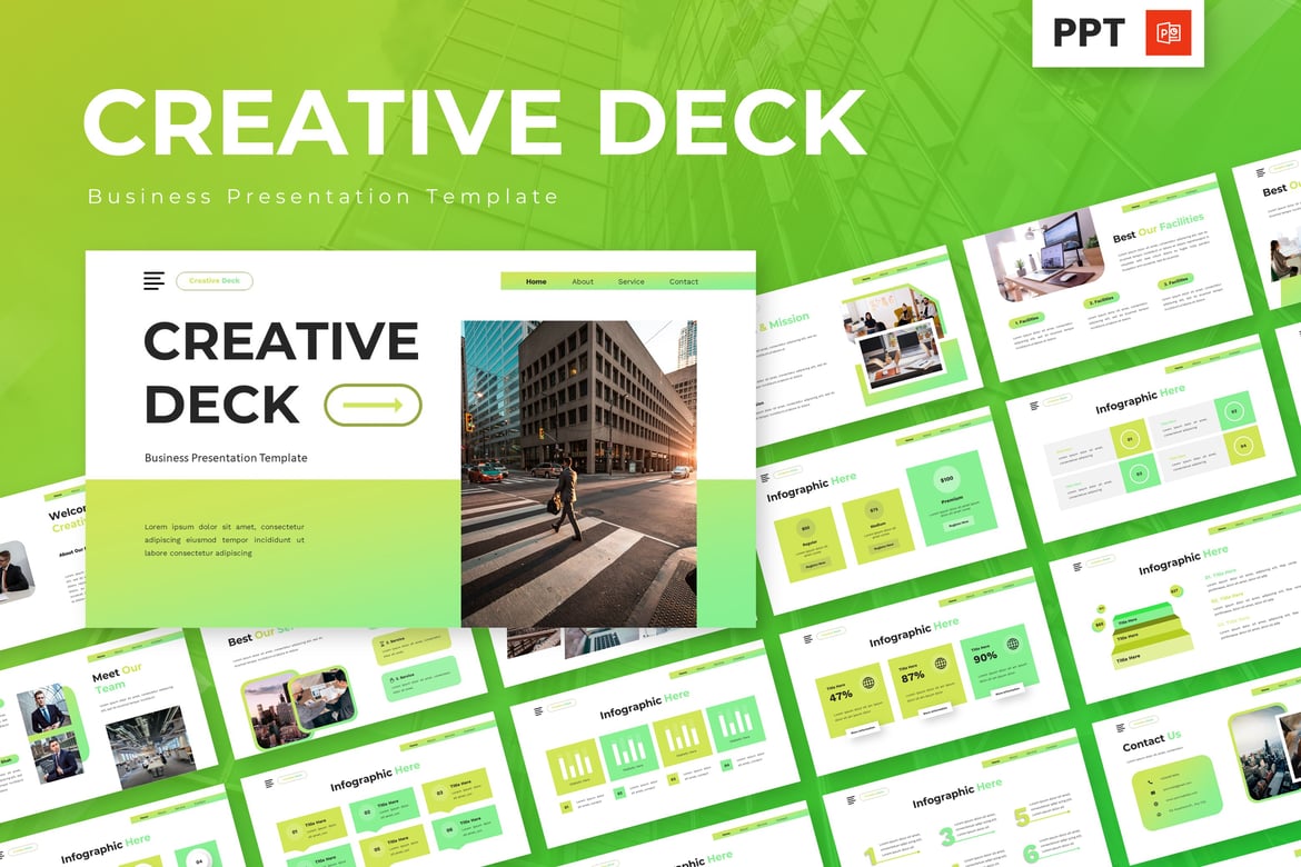 Template Powerpoint Kreatif untuk Bisnis yang Menarik