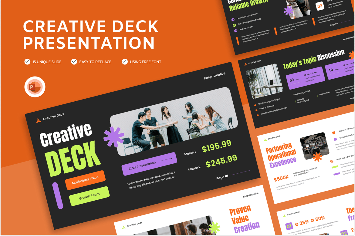 Template Presentasi PowerPoint Kreatif yang Menarik