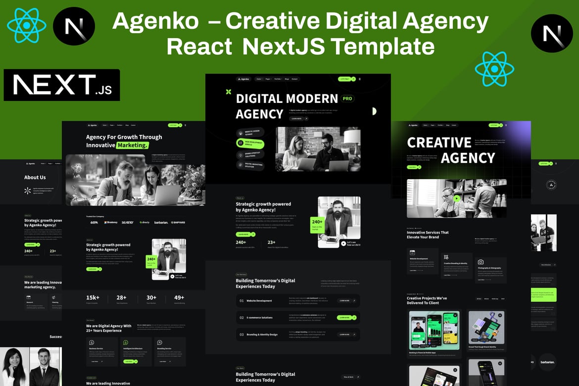 Template Website Agenko: Solusi Digital Kreatif untuk Agensi Anda