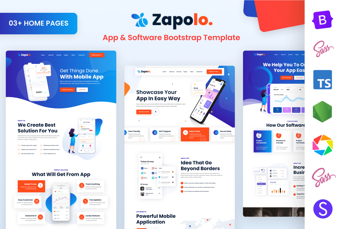 Template Website React untuk Agensi Kreatif yang Modern dan Profesional