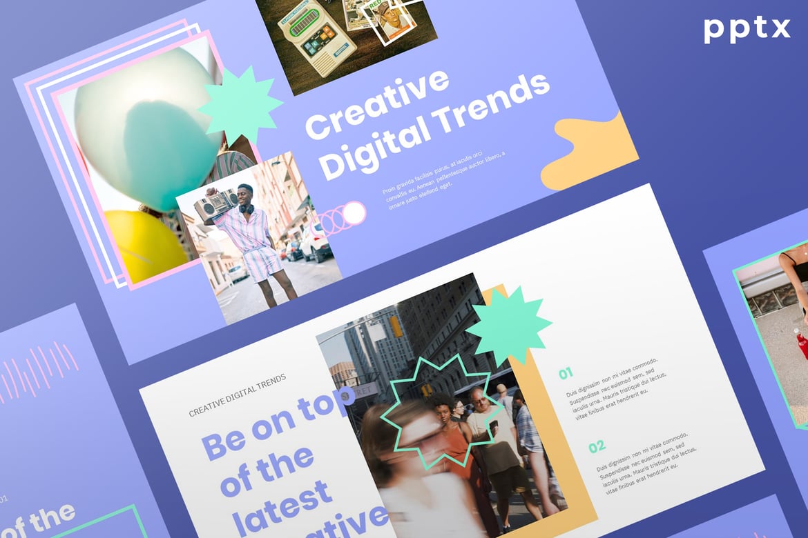 Template PowerPoint Kreatif untuk Presentasi 2021