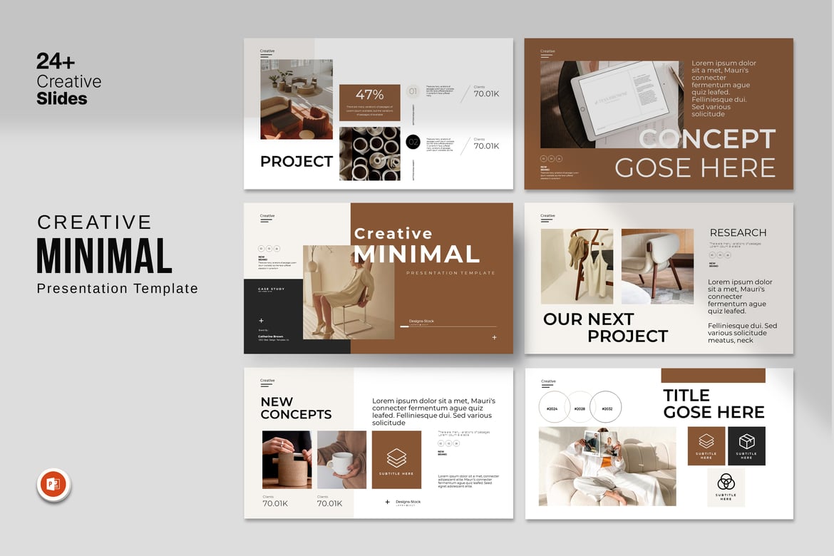 Template Presentasi PowerPoint Minimalis dan Kreatif