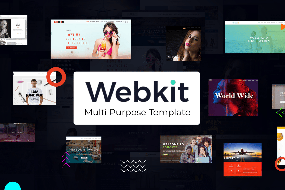 Template Web Serbaguna dan Kreatif untuk Berbagai Kebutuhan