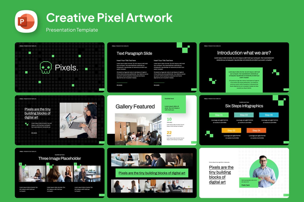 Template Presentasi PowerPoint Kreatif dengan 30+ Slide Unik