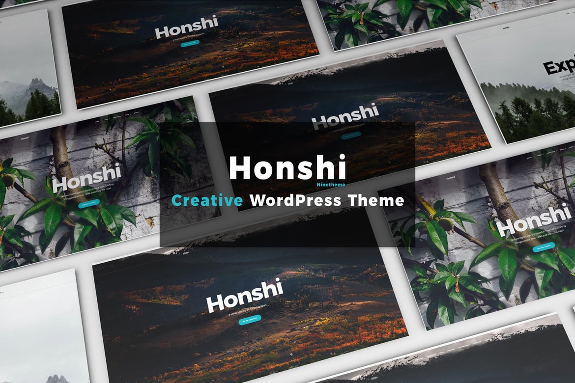 Tema WordPress Portfolio Kreatif - Honshi