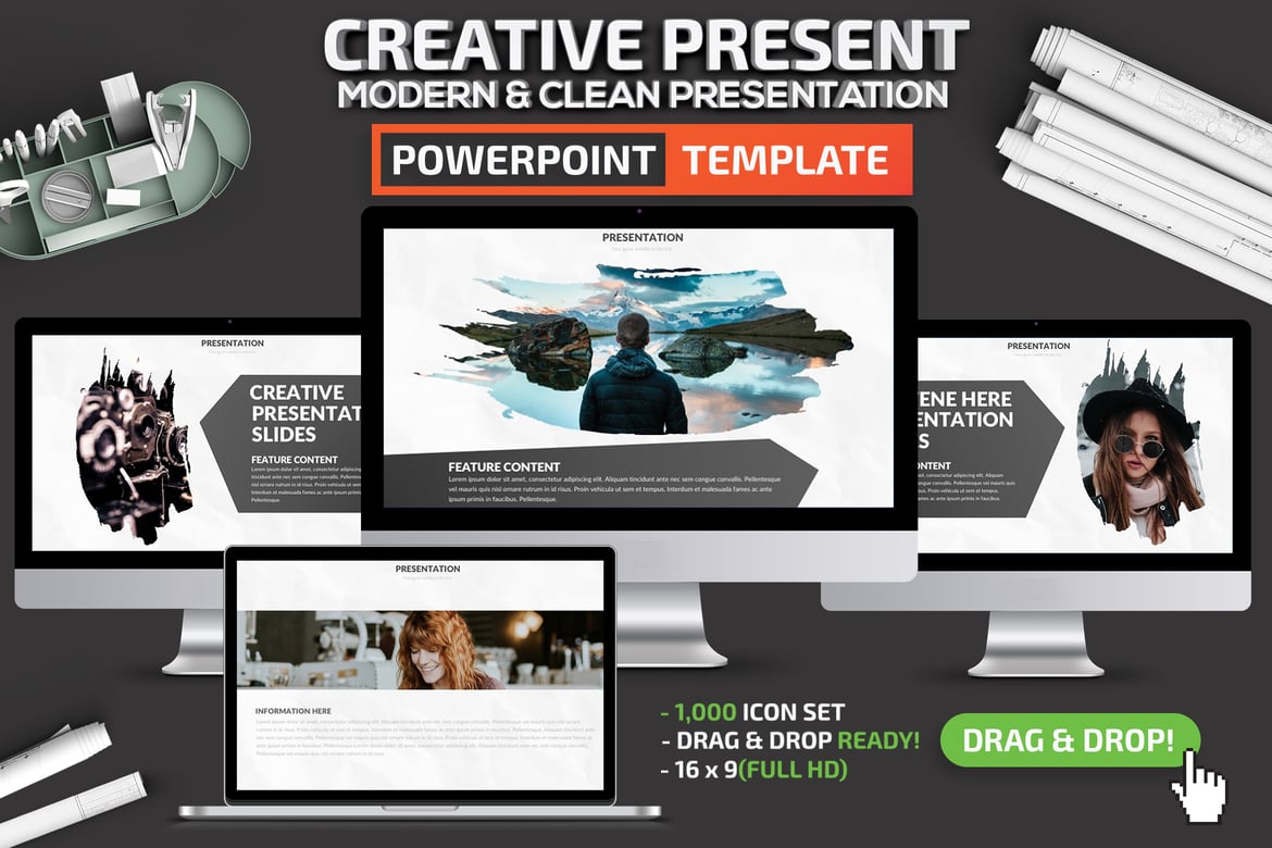Template Presentasi PowerPoint Kreatif dan Menarik