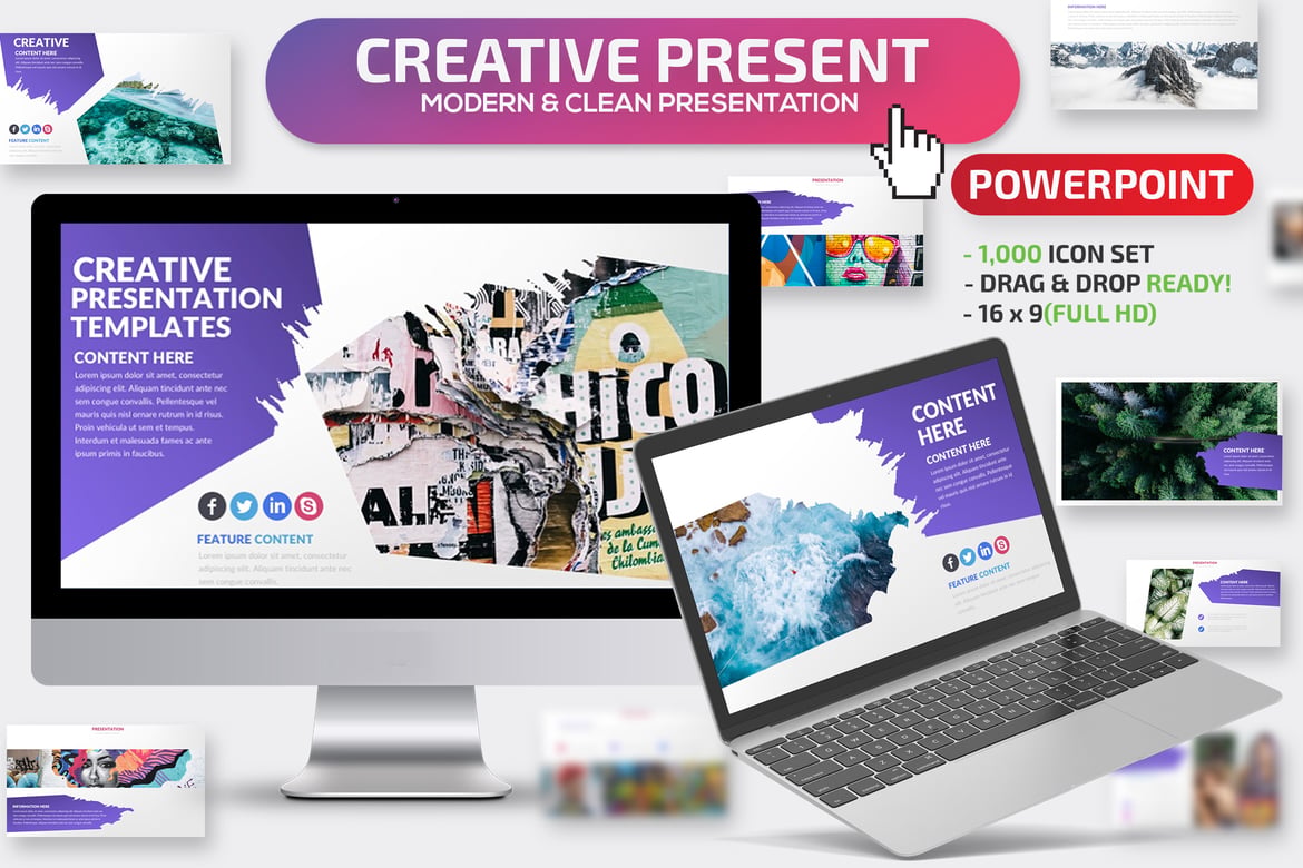 Template Presentasi PowerPoint Kreatif dan Menarik