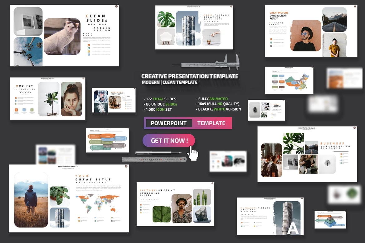 Template Presentasi PowerPoint Kreatif dan Menarik