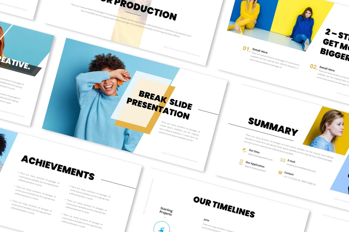Template Presentasi PowerPoint Kreatif untuk Bisnis Anda