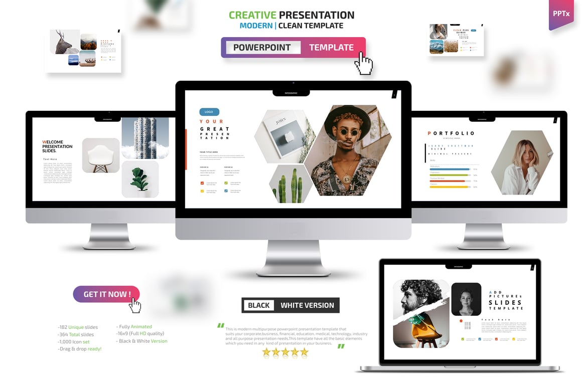 Template Presentasi PowerPoint Kreatif dan Menarik