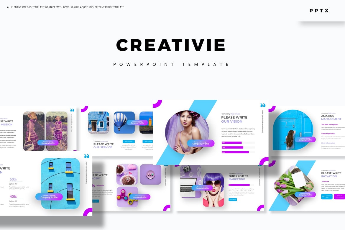 Template Powerpoint Kreatif untuk Presentasi Menarik