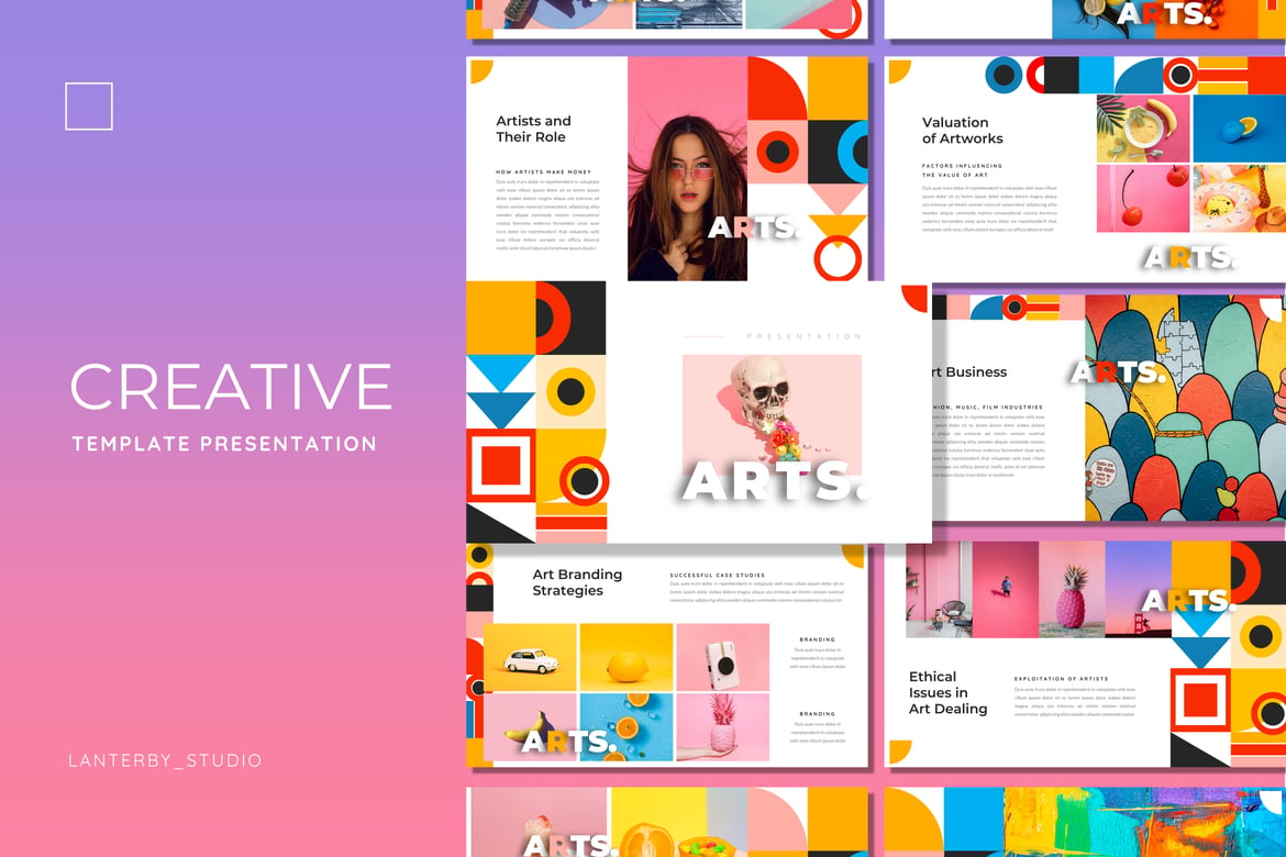 Template PowerPoint Kreatif untuk Presentasi Menarik