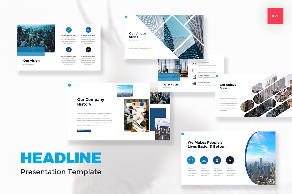 Template Presentasi PowerPoint Kreatif yang Memukau