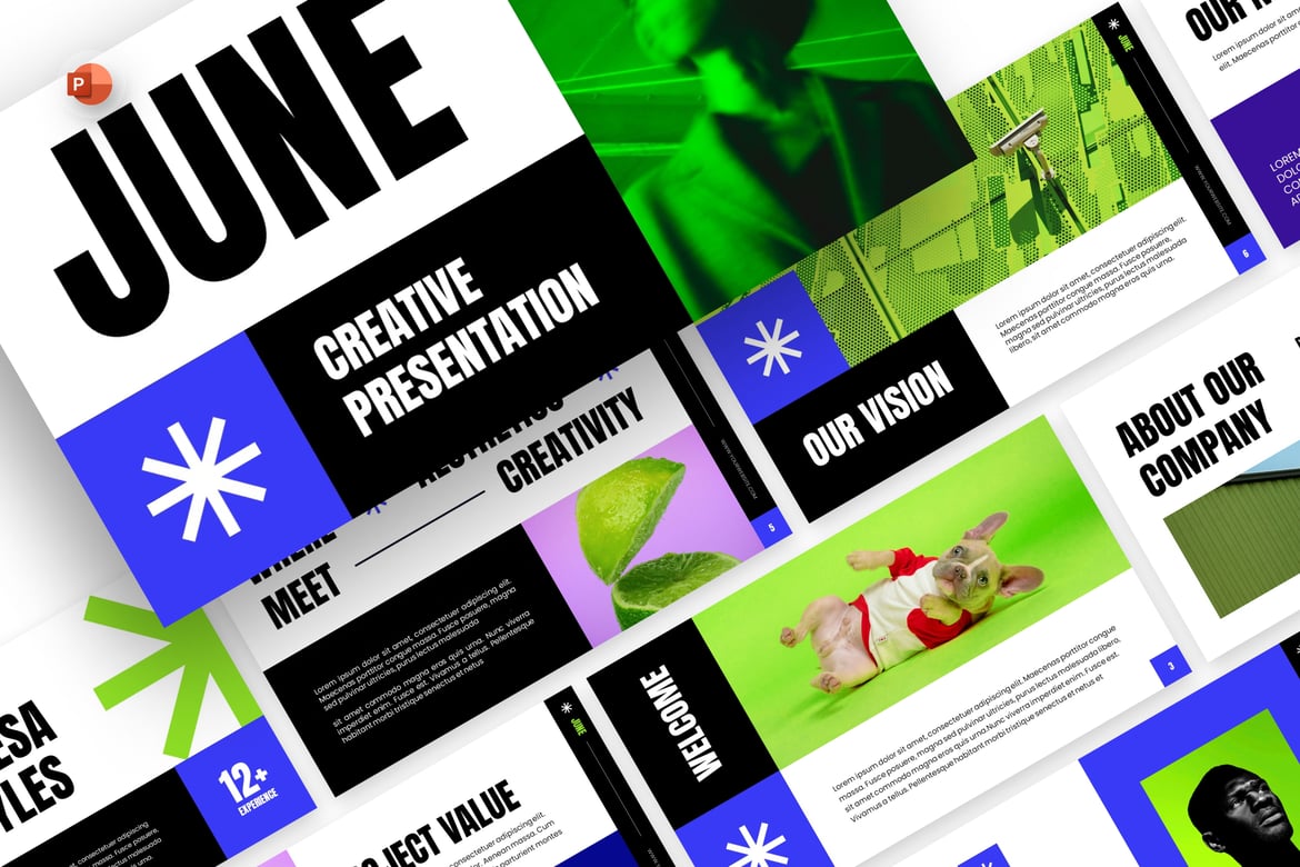 Template PowerPoint Kreatif untuk Presentasi Menarik